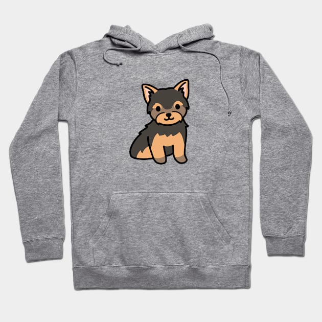 Yorkshire Terrier Hoodie by littlemandyart